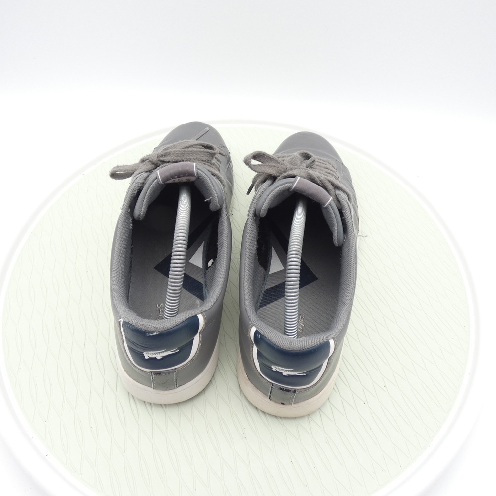 Lacoste Carnaby Evo CT8 SPM Mens Grey Leather Sneakers Size 10 Low Top Shoes - Picture 5 of 10